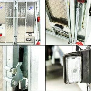 Ifor Williams Przyczepa kontenerowa BV 125G 147x360cm Wys.:214cm 2,7t | Kombi klapa/rampa - obrazek 8