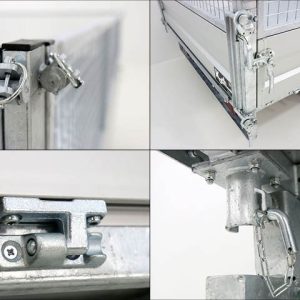 Variant wywrotka trójstronna VDK 185x360 3,5t | Resory piórowe | Pompa elektryczna | Schowek na rampy | Nadstawki siatkowe - obrazek 7