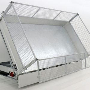 Variant wywrotka trójstronna VDK 185x360 3,5t | Resory piórowe | Pompa elektryczna | Schowek na rampy | Nadstawki siatkowe - obrazek 8