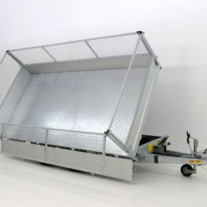 Variant wywrotka trójstronna VDK 185x360 3,5t | Resory piórowe | Pompa elektryczna | Schowek na rampy | Nadstawki siatkowe