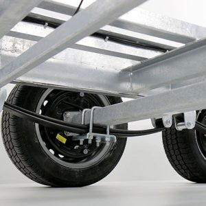 Variant wywrotka trójstronna VDK 185x360 3,5t | Resory piórowe | Pompa elektryczna | Schowek na rampy | Nadstawki siatkowe - obrazek 10