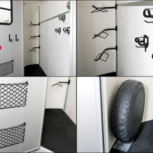 Cheval Liberte Przyczepa do koni Maxi 3 | 3 konie | Pullman 2 Fahrwerk | czarny - obrazek 3