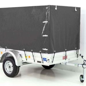 Przyczepa Koch z plandeką 125x250cm 750kg | Typ U4 | Wysoka plandeka 140 cm Profi | Antracyt