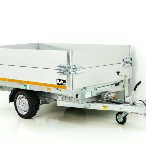 Eduard wywrotka tylna 150x256cm 1,8t | Pompa elektryczna + ręczna | Nadstawka 30 cm