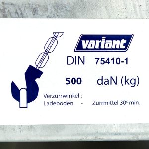 Variant Przyczepa platformowa 3521 X6 | 205x615 cm | 3,5t | Resory piórowe - obrazek 3