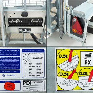 Ifor Williams Przyczepa do maszyn budowlanych GX105 157x303 2,7t | Rampa najazdowa - obrazek 6
