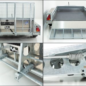 Ifor Williams Przyczepa do maszyn budowlanych GX105 157x303 2,7t | Rampa najazdowa - obrazek 3