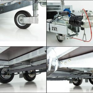 Ifor Williams Przyczepa do maszyn budowlanych GX105 157x303 2,7t | Rampa najazdowa - obrazek 4