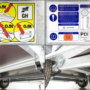 Przyczepa do maszyn budowlanych Ifor Williams GH106 184x305cm 3,5t | Pojedyncze rampy - obrazek 6