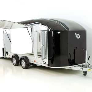 Debon Kofferanhänger Roadster C1000 200x500x200 cm 3,5t schwarz | E-Winde | Erhöhungsrampen - obrazek 12
