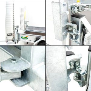 Unsinn Przyczepa do maszyn budowlanych UBA 160x306cm 3,5t | Rampy uchylne - obrazek 3