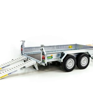 Unsinn Przyczepa do maszyn budowlanych UBA 160x306cm 3,5t | Rampy uchylne - obrazek 8