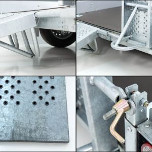 Ifor Williams Przyczepa do maszyn budowlanych GX105 157x303 2,7t | pojedyncze rampy - obrazek 6