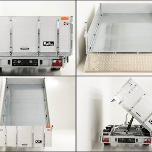 Przyczepa trójstronna wywrotka Vezeko VMDK35.4 | 210x400cm 3,5t | Platforma kiprowana - obrazek 3
