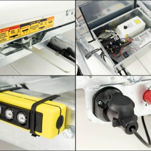 Przyczepa trójstronna wywrotka Vezeko VMDK35.4 | 210x400cm 3,5t | Platforma kiprowana - obrazek 4