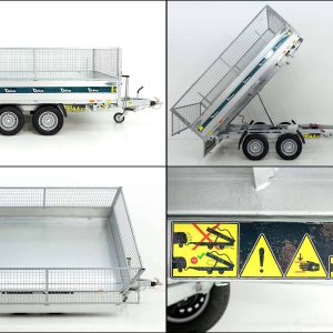 Debon Wywrotka trójstronna 180x306 2,6t | pompa elektryczna | burty siatkowe - obrazek 7
