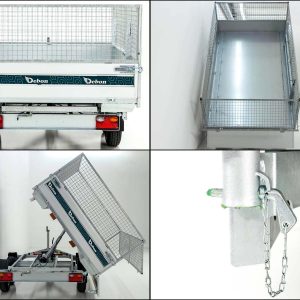 Debon Wywrotka trójstronna 180x306 2,6t | pompa elektryczna | burty siatkowe - obrazek 6