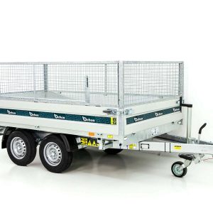 Debon Wywrotka trójstronna 180x306 2,6t | pompa elektryczna | burty siatkowe - obrazek 4