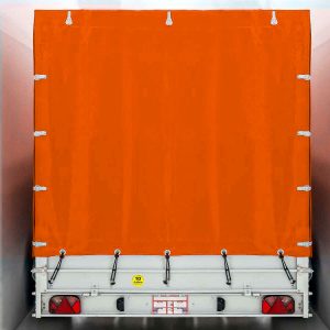 Przyczepa z plandeką 185x400cm 2600kg | Typ 10.26 | Wysoka plandeka 200cm - Pomarańczowa - obrazek 7