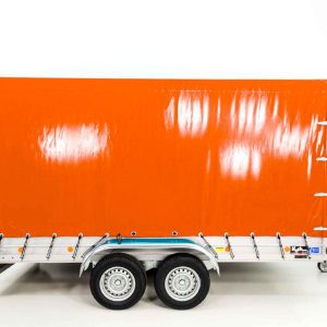 Przyczepa z plandeką 185x400cm 2600kg | Typ 10.26 | Wysoka plandeka 200cm - Pomarańczowa - obrazek 9