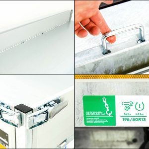 Eduard wywrotka tylna 150x256cm 1,35t | Ręczna pompa | Plandeka wysoka 160cm - obrazek 6