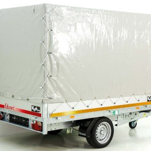 Eduard wywrotka tylna 150x256cm 1,8t | Pompa elektryczna + ręczna | Plandeka wysoka 160cm - obrazek 8