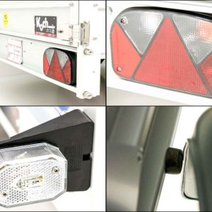 Przyczepa Koch z pokrywą 150x250cm wysokość: 125cm 1300kg | Typ 6.13 | Drzwi boczne - obrazek 14