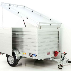 Przyczepa Koch z pokrywą 150x250cm wysokość: 125cm 1300kg | Typ 6.13 | Drzwi boczne - obrazek 7