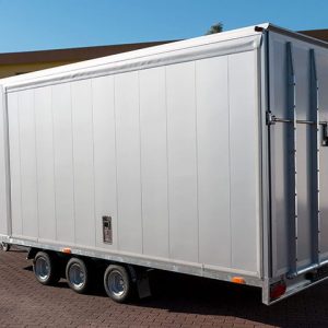Vezeko Autotrailer Cargo Race Master 230x550 cm H210 cm 3,5t | E-Winde | silber - obrazek 3