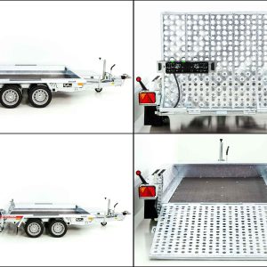 Temared Przyczepa do maszyn budowlanych Builder 153x300 cm 2,7t | rampa - obrazek 6