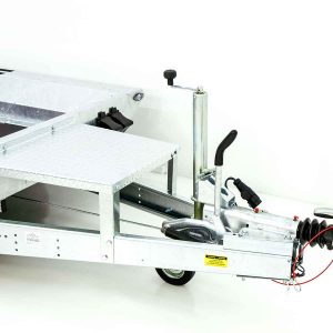 Temared Przyczepa do maszyn budowlanych Builder 153x300 cm 2,7t | rampa - obrazek 14