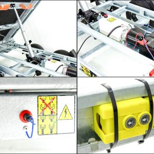 Debon wywrotka trójstronna 180x306cm 2,6t | Pompa elektryczna - obrazek 17