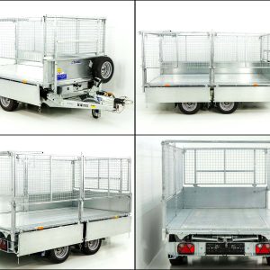 Ifor Williams wywrotka tylna TT 3621 198x362cm 3,5t | Pompa elektryczna | Nadstawka siatkowa 80 cm - obrazek 17