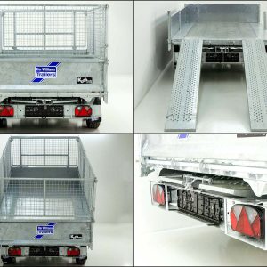 Ifor Williams wywrotka tylna TT 3621 198x362cm 3,5t | Pompa elektryczna | Nadstawka siatkowa 80 cm - obrazek 3