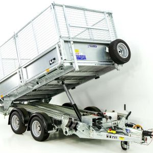 Ifor Williams wywrotka tylna TT 3621 198x362cm 3,5t | Pompa elektryczna | Nadstawka siatkowa 80 cm - obrazek 8