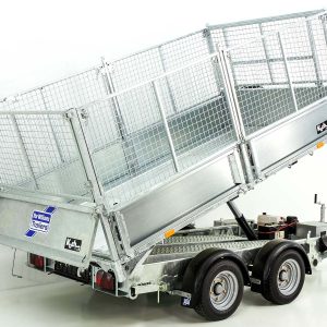 Ifor Williams wywrotka tylna TT 3621 198x362cm 3,5t | Pompa elektryczna | Nadstawka siatkowa 80 cm - obrazek 9