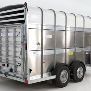 Ifor Williams Przyczepa do bydła TA510 14x7 178x434 cm | Wys. 213 cm | 3,5t | Dwupoziomowa - obrazek 16