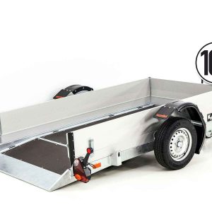 Vezeko Przyczepa opuszczana 127x246 cm 1,0 t | Nadstawka burtowa - obrazek 13