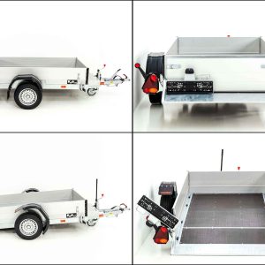 Vezeko Przyczepa opuszczana 127x246 cm 1,0 t | Nadstawka burtowa - obrazek 7