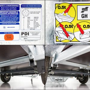 Przyczepa do maszyn budowlanych Ifor Williams GH106 184x305cm 3,5t | Rampa - obrazek 8