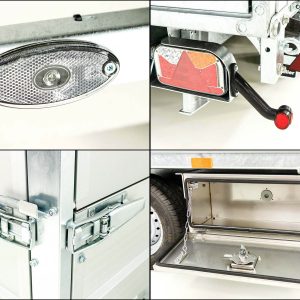 Przyczepa wywrotka tylna wielofunkcyjna Twintrailer TT30-30 3,0t | 183x309x40/BWA80cm | Tandem | LED - obrazek 8