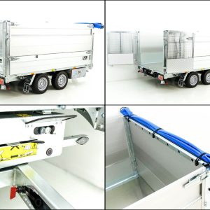 Przyczepa wywrotka tylna wielofunkcyjna Twintrailer TT30-30 3,0t | 183x309x40/BWA80cm | Tandem | LED - obrazek 3