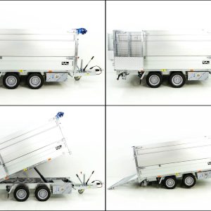 Przyczepa wywrotka tylna wielofunkcyjna Twintrailer TT30-30 3,0t | 183x309x40/BWA80cm | Tandem | LED - obrazek 14