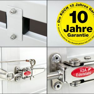 Przyczepa z plandeką 150x300cm 1300kg | Typ 7.13 | Wysoka plandeka 160cm - Zielona - obrazek 14