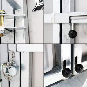 Ifor Williams Przyczepa do koni HB506 | Przednie wyjście | Klapodrzwi | srebrna - obrazek 8