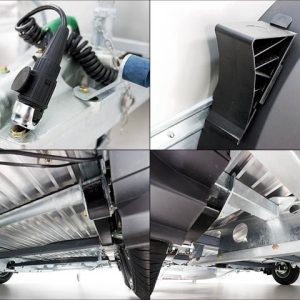 Ifor Williams Przyczepa do koni HB506 | Przednie wyjście | Klapodrzwi | srebrna - obrazek 3