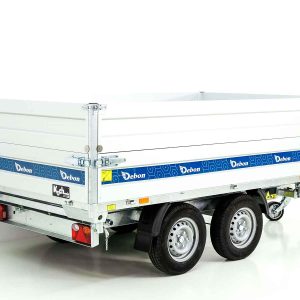 Debon wywrotka trójstronna 180x306cm 2,6t | Pompa elektryczna | Nadstawki burtowe - obrazek 9