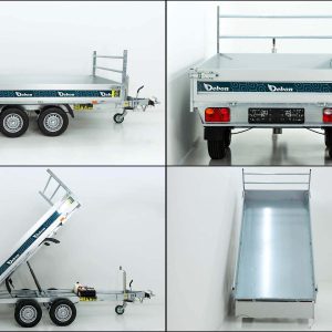 Debon wywrotka tylna 155x305cm 2,0t | Pompa elektryczna - obrazek 5