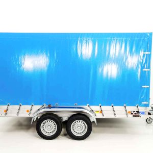 Przyczepa Koch z plandeką 185x400cm 2600kg | Typ 10.26 | Wysoka plandeka 200cm - Jasnoniebieska - obrazek 14