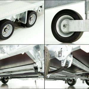 Ifor Williams Przyczepa do maszyn budowlanych GX105 HD 157x303 3,5t | Pojedyncze rampy | Podłoga aluminiowa - obrazek 5